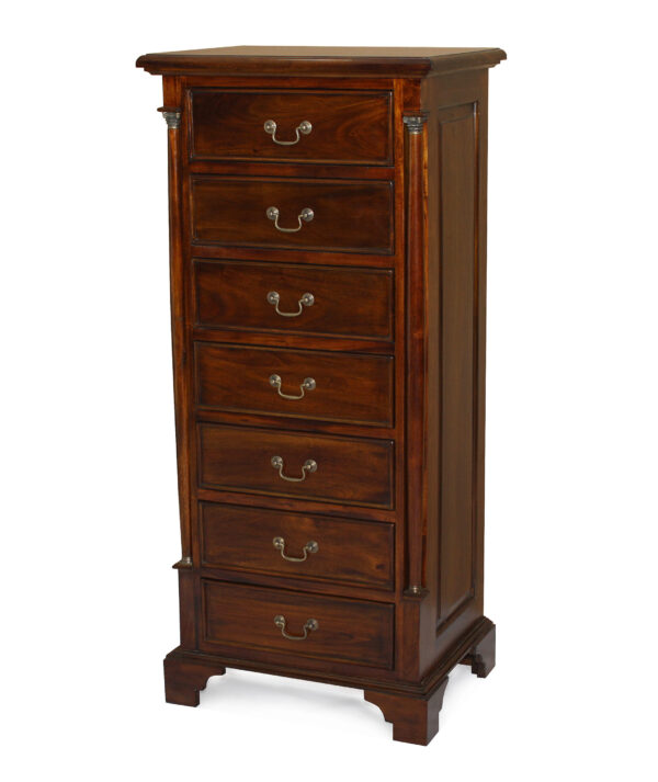 B041-High Pillar Chest with 7 Drawers